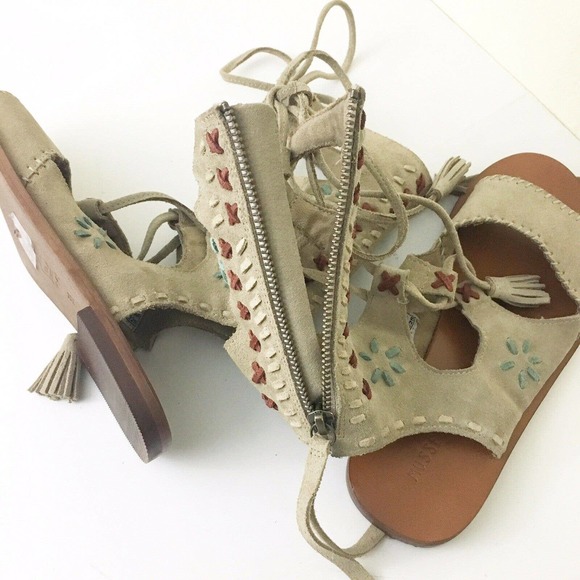 New Musse & Cloud Lace Up Size 6 Gladiator Sandals - Picture 6 of 12